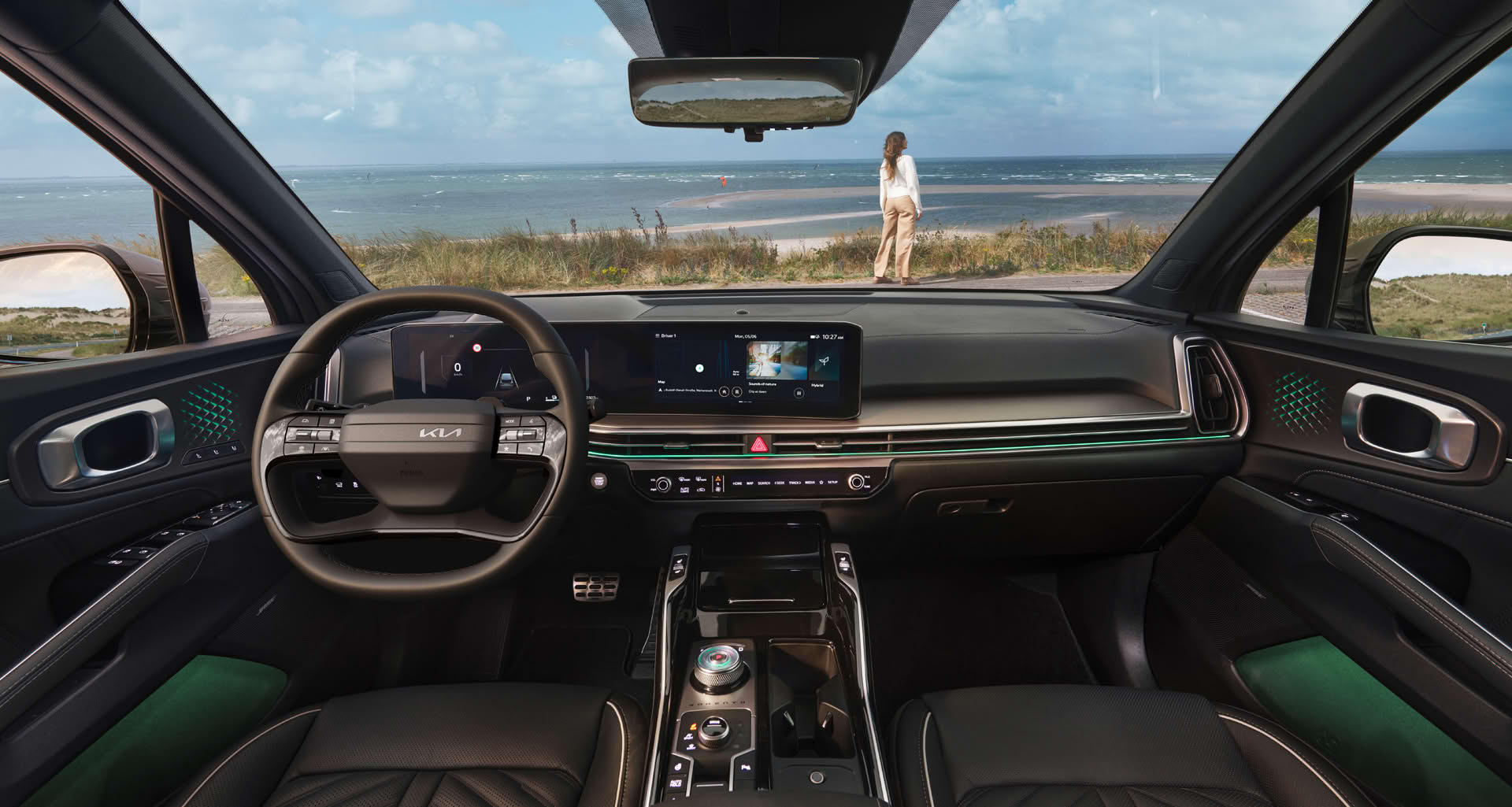 Klar gestaltetes Cockpit.