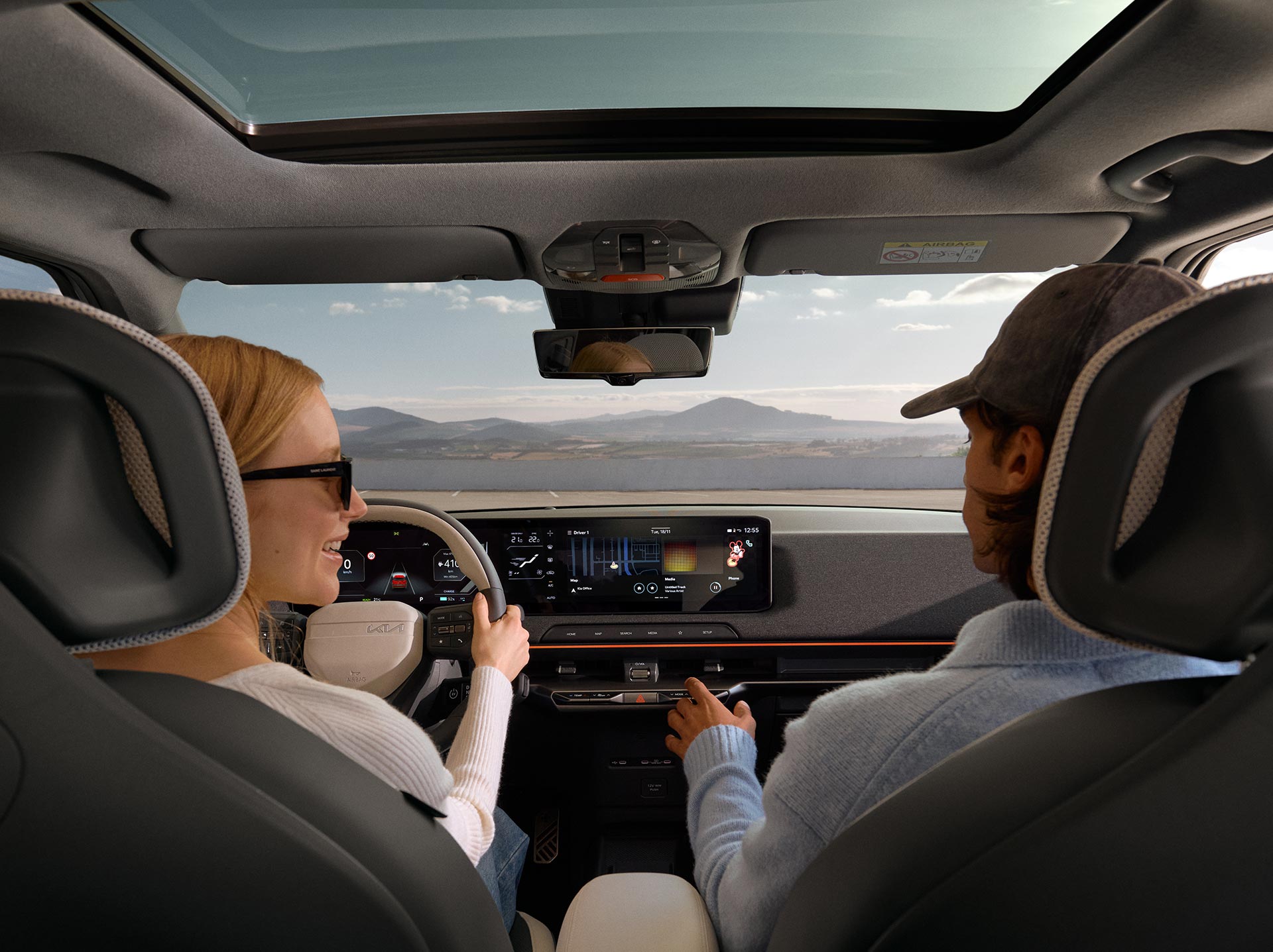 Offener Innenraum mit Platz für alle. 