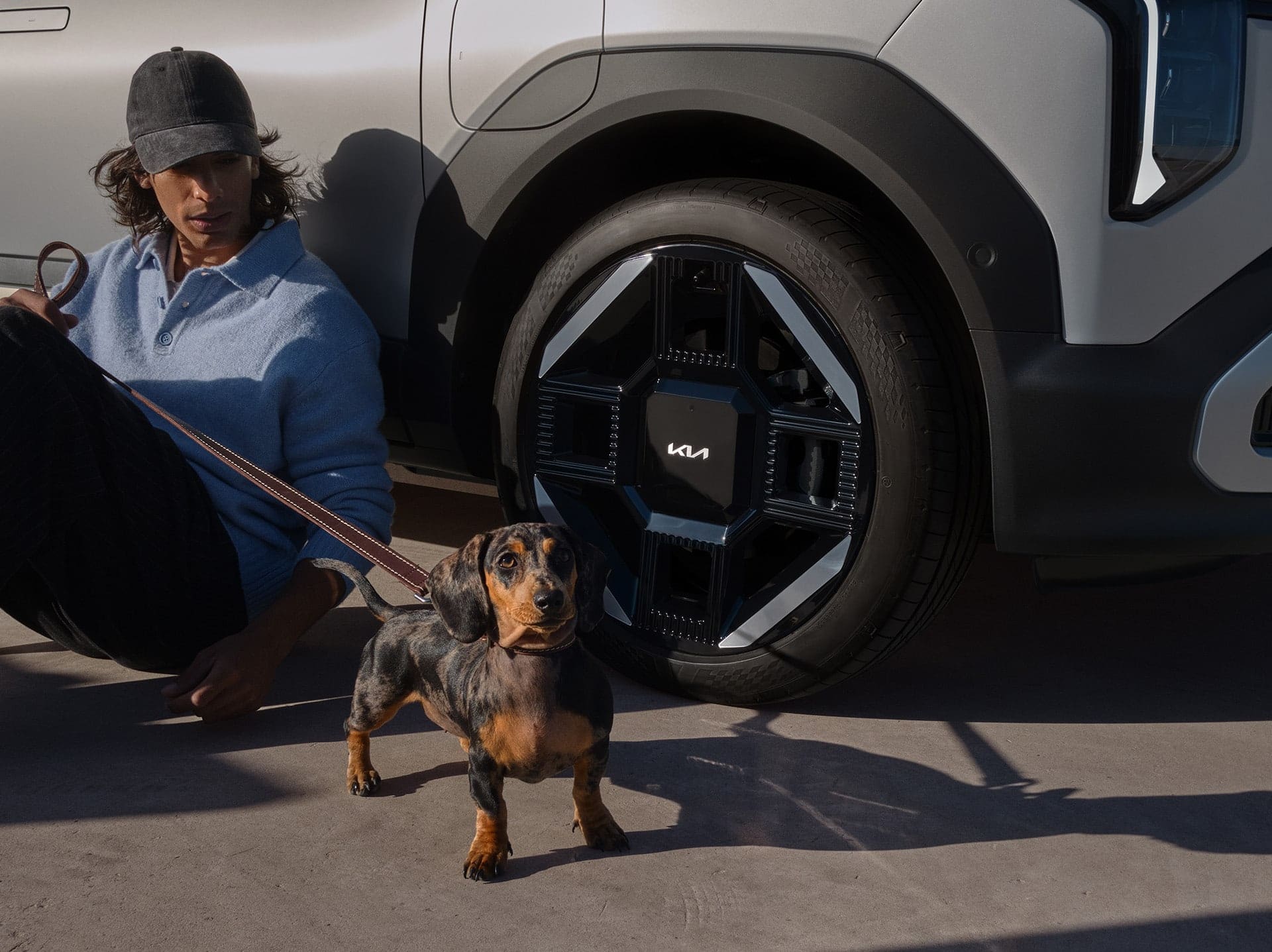 Markante Leichtmetallräder.