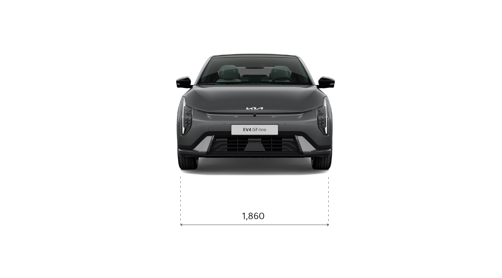 Kia EV4 Fastback GT-Line, Frontansicht