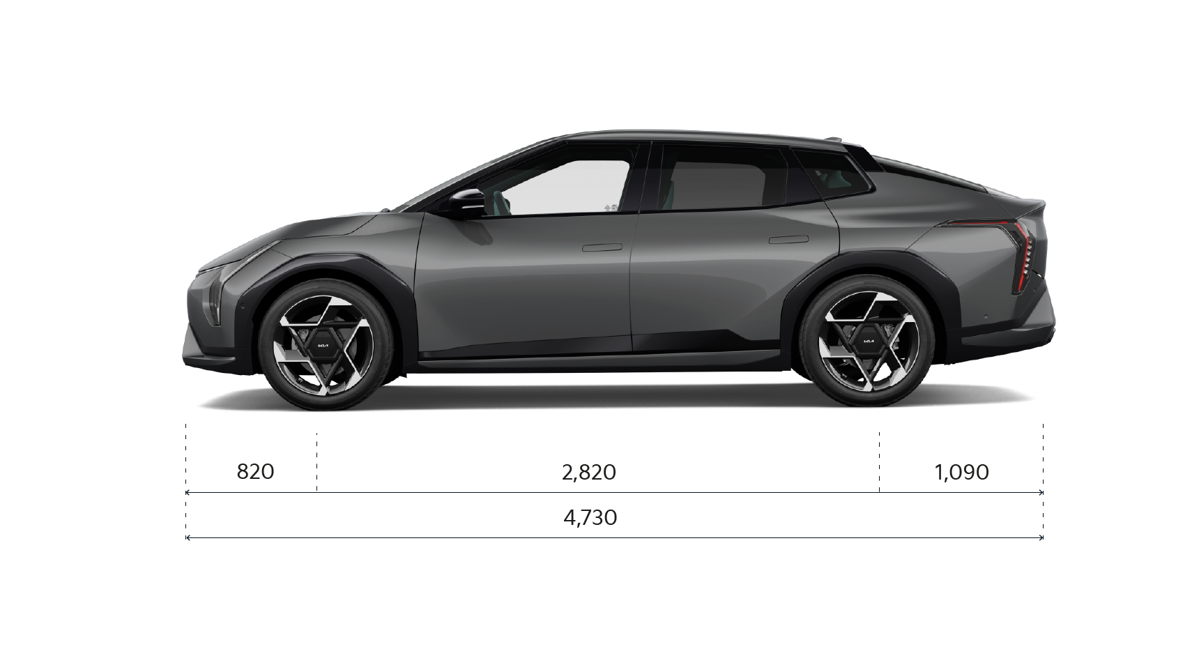 Kia EV4 Fastback GT-Line, Seitenansicht